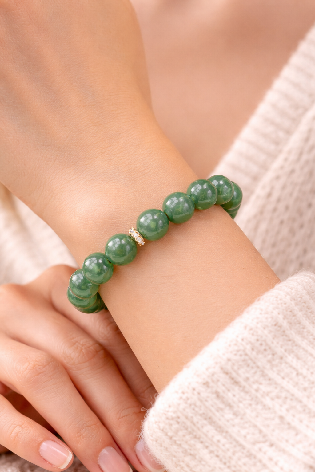Green Pyrite Bracelet