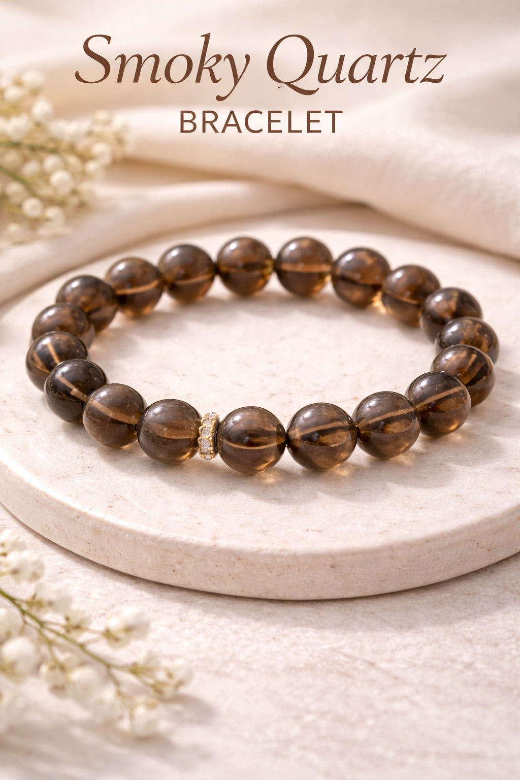 Smoky Quartz Healing Crystal Stone | Natural Smoky Quartz for Protection, Grounding & Stress Relief - Image 4