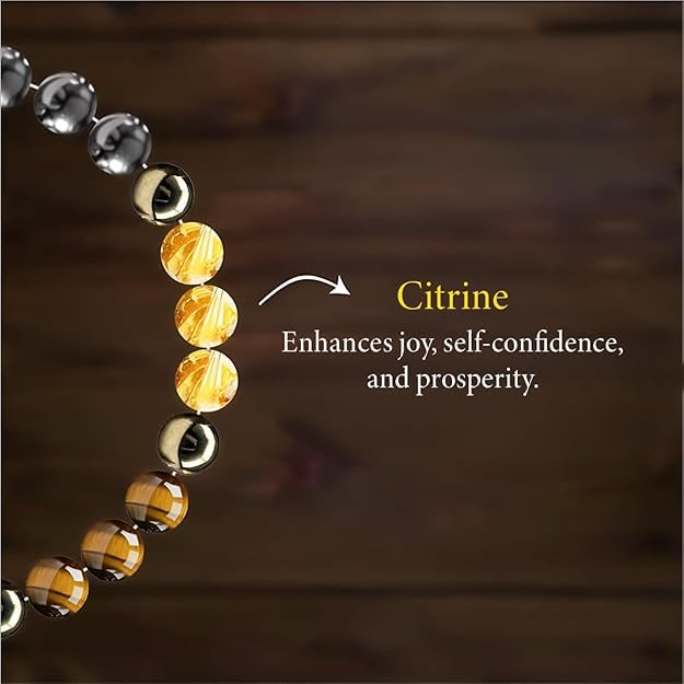 Nav Grah Bracelet for Men & Women – Natural 9 Planet Gemstone Astrology Bracelet | Adjustable Healing & Spiritual Protection - Image 4